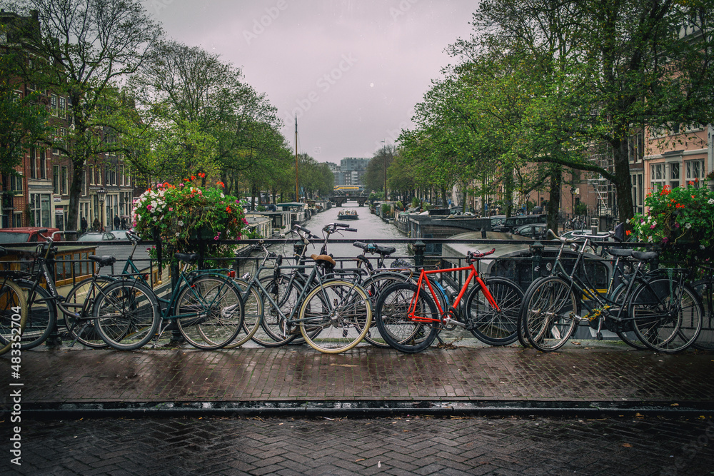 Bicicletas em Amesterdão
