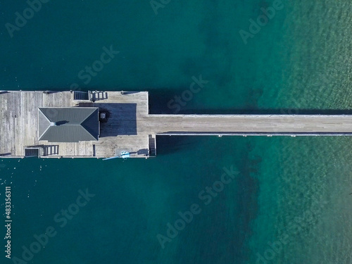 Photo au drone d'un ponton © Aurlien