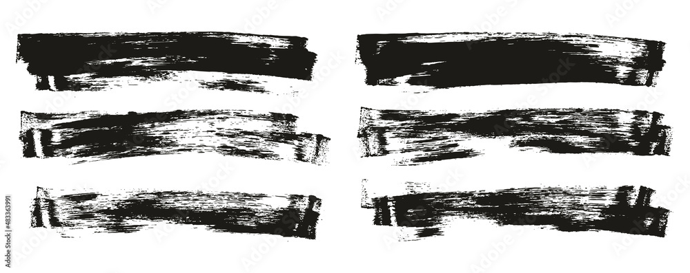 Flat Sponge Thin Artist Brush Long Background High Detail Abstract Vector Background Set Flat Sponge Thin Artist Brush Long Background High Detail Abstract Vector Background Set