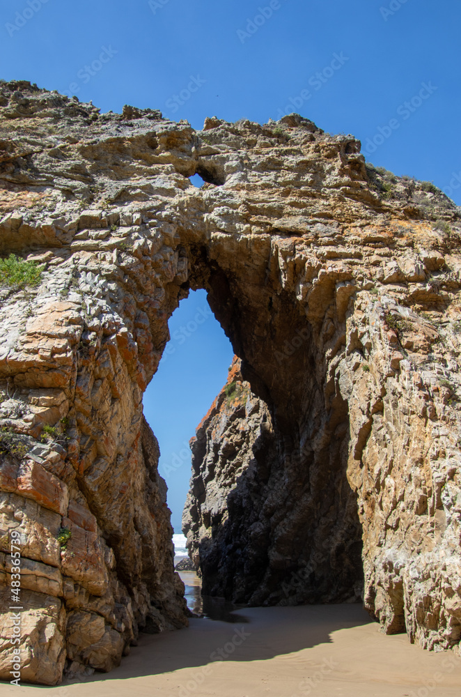 Arch Rock at Keurboomsstrand on the Garden Route in South Africa
