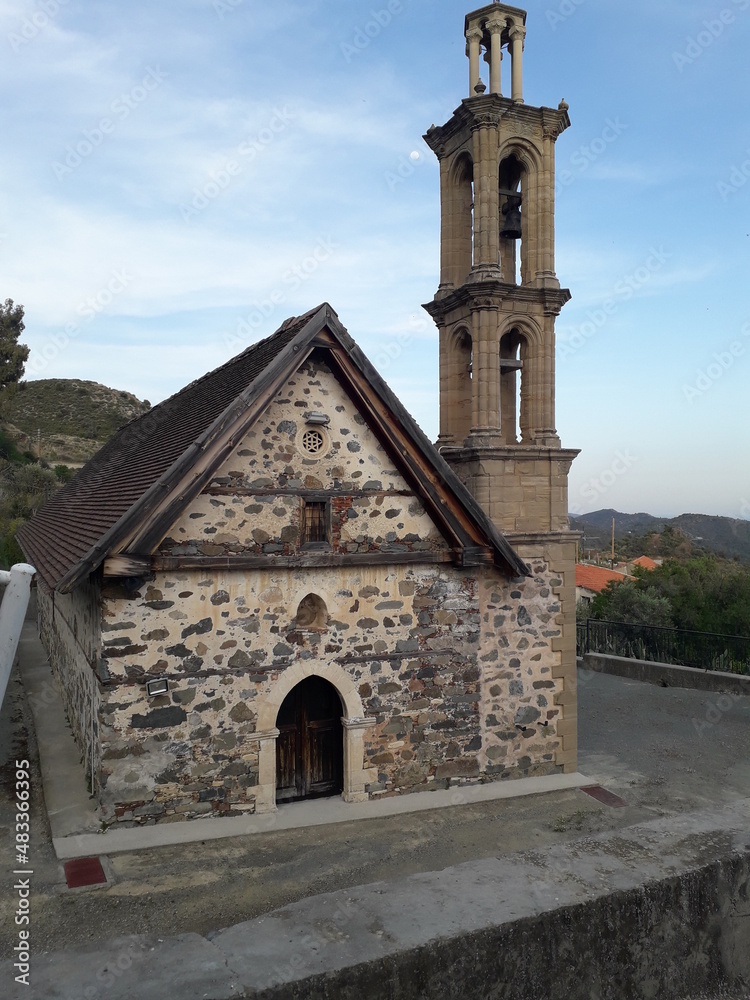 Church in small village, Cyprus