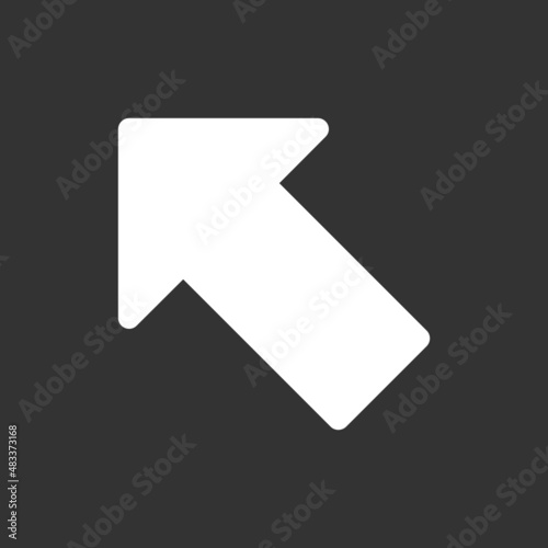 Upward Left Direction Icons