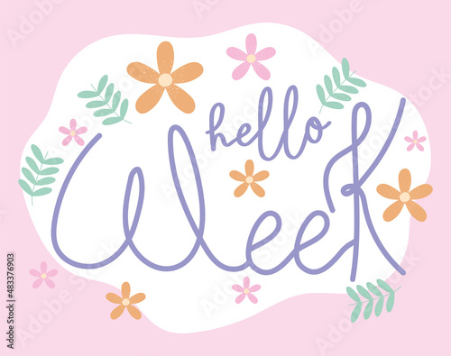 hello week illustration