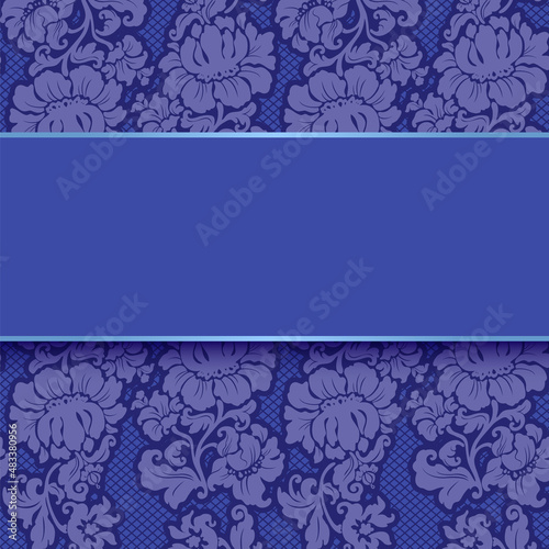 Lace background-template, ornamental fabric, very peri floral pattern