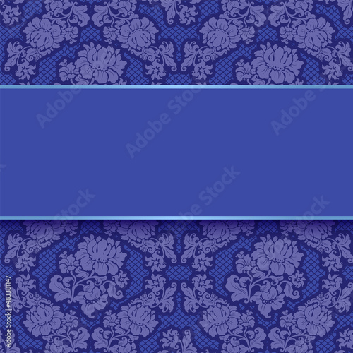 Lace background-template, ornamental fabric, very peri floral pattern