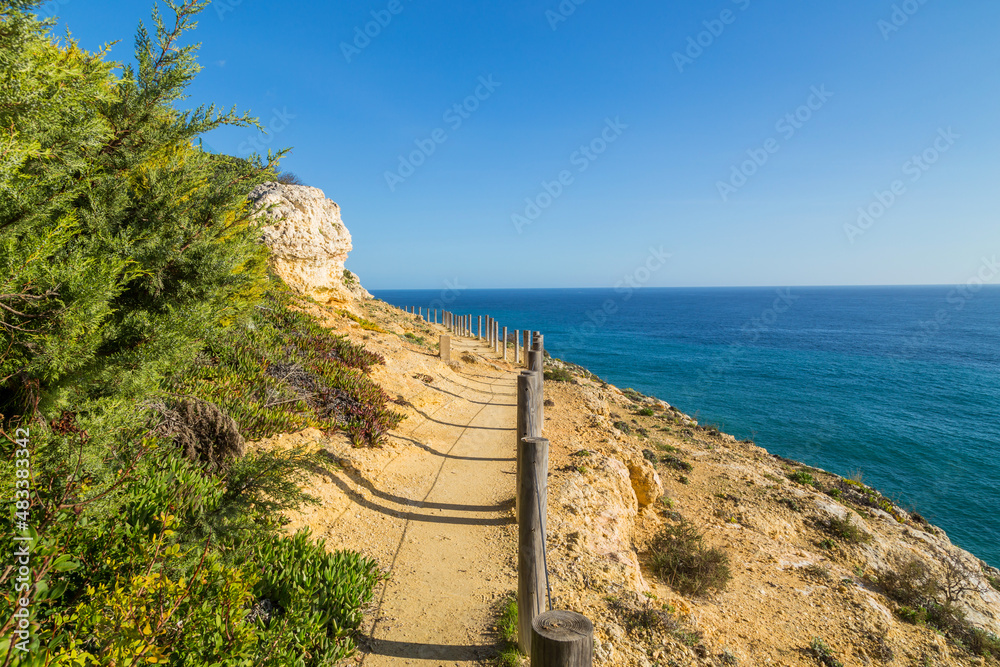 Cliffs in the Coast of Algarve Cliffs in the Coast of Algarve