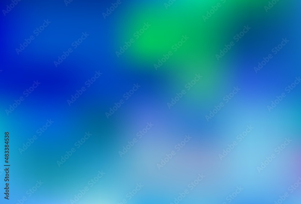 Light Blue, Green vector blur pattern.