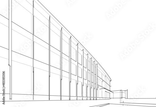 3d model of a building