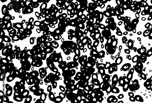 Black and white vector backdrop with dots.