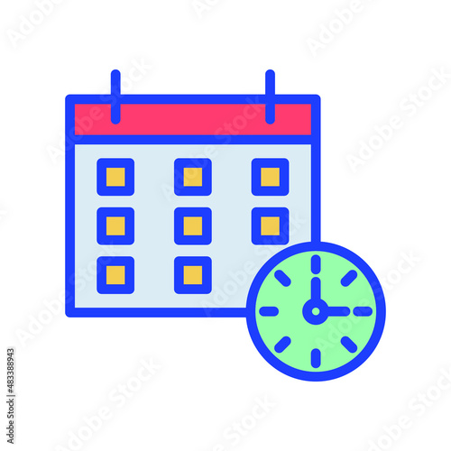 Table event Isolated Vector icon which can easily modify or edit