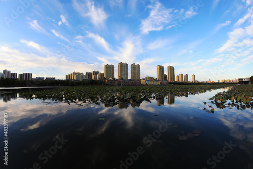 Waterfront City, architectural scenery, North China