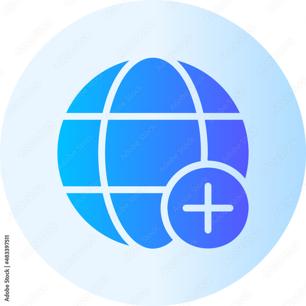 world health day gradient icon world health day gradient icon