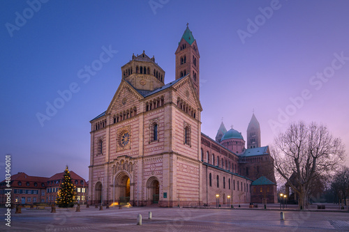 View of Speyer Cathedral early morning, Germany