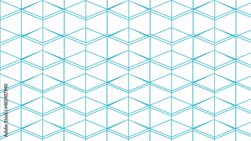 wallpaper and background with cube shapes. Blue.