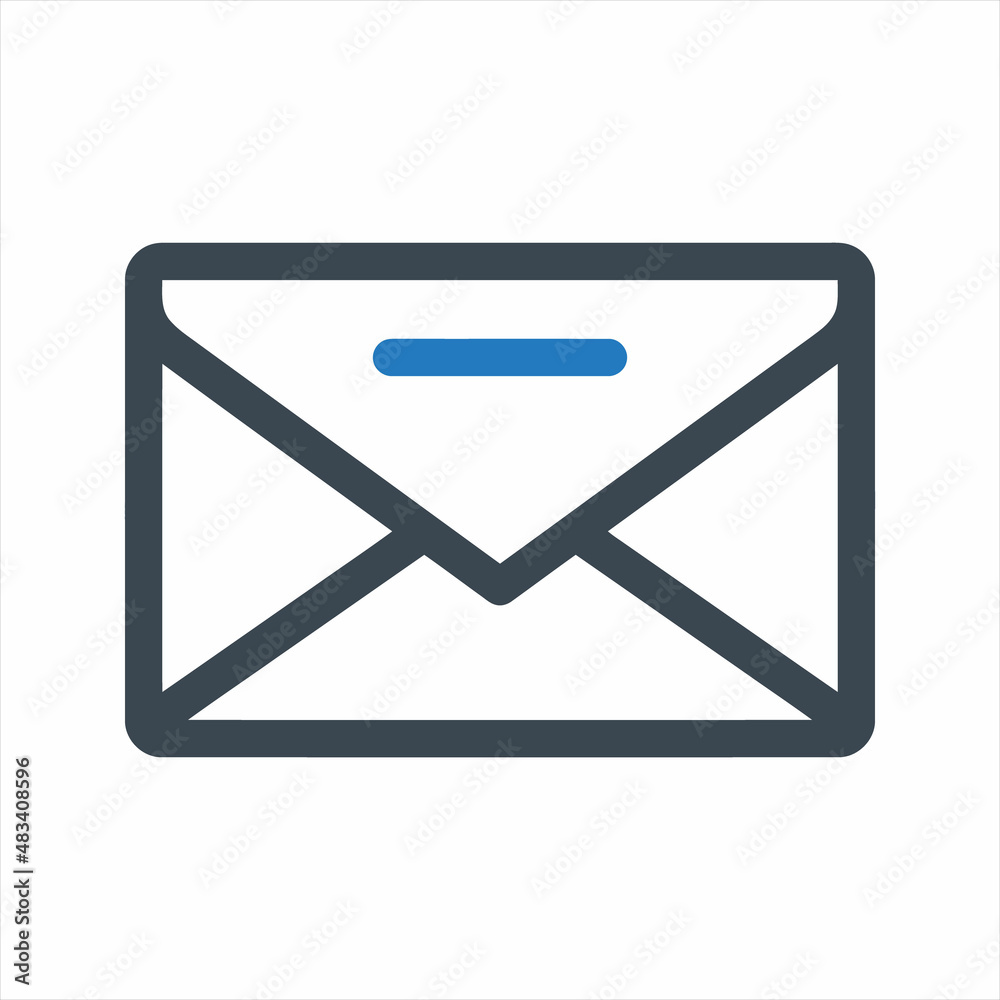 Message icon. Vector and glyph Message icon. Vector and glyph