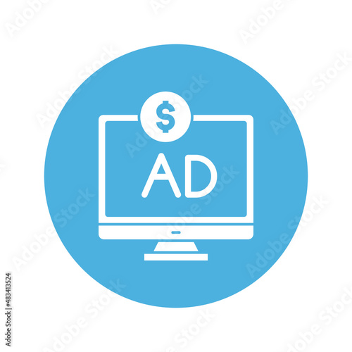 Advertisement Isolated Vector icon which can easily modify or edit

