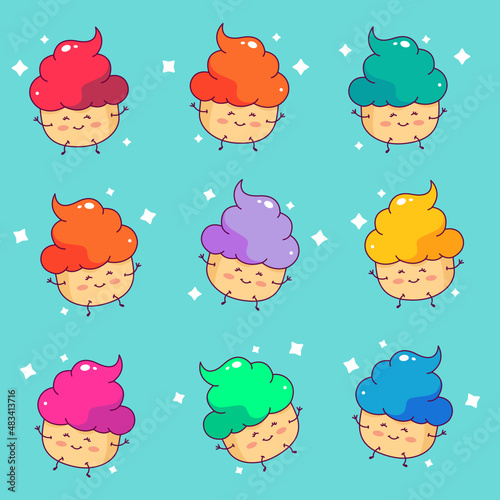 Cupcakes character.