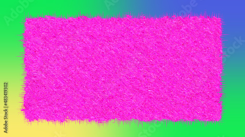 Abstract neon grunge border background image.