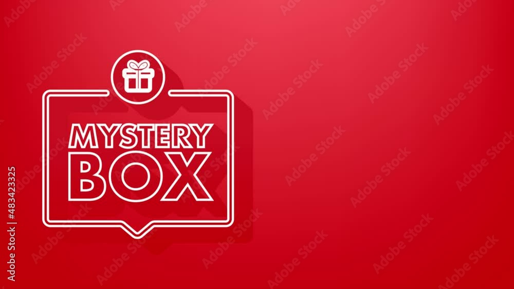Mystery box banner. Packaging for concept design. Surprise present. Package design. Help symbol. Question mark icon. Motion Graphic Mystery box banner. Packaging for concept design. Surprise present. Package design. Help symbol. Question mark icon. Motion Graphic