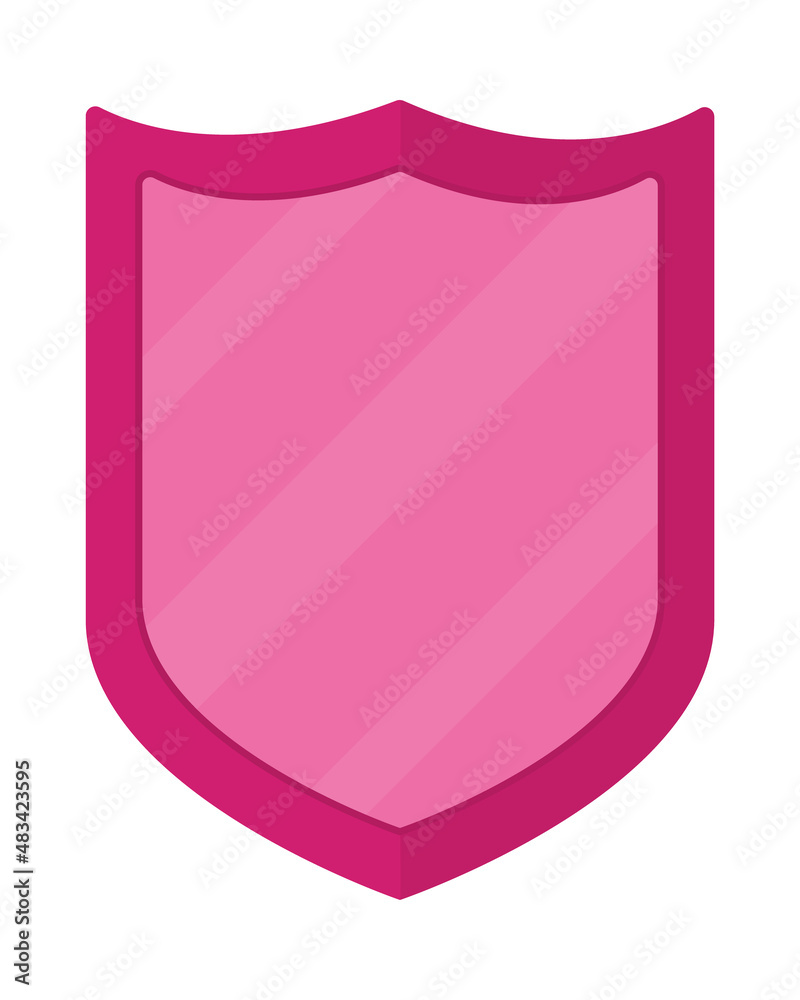 pink shield icon