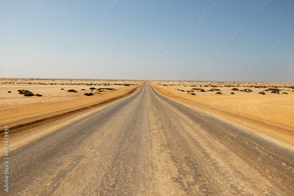 Salt Road in Namibia