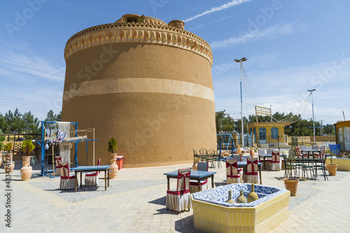 Traditional pigeon tower, Meybod, Yazd Province, Iran, Asia photo