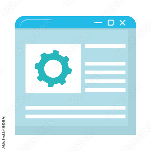 web setup window
