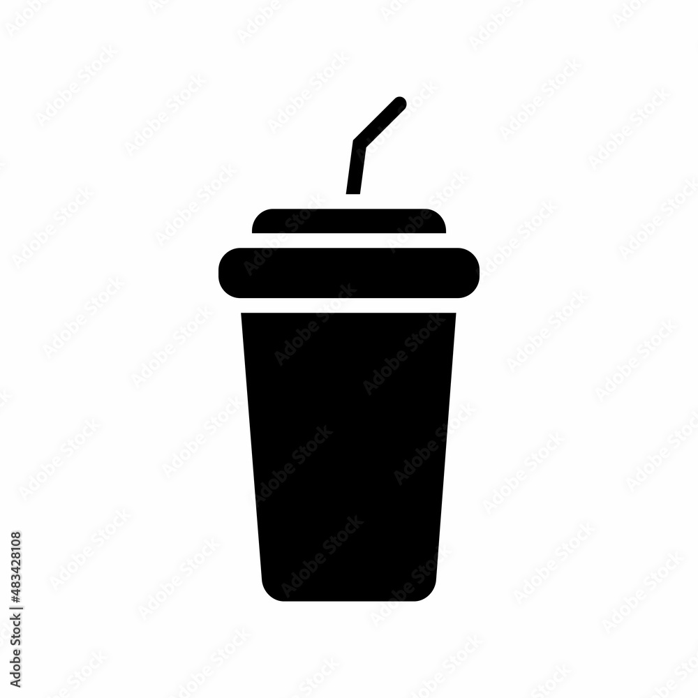 Drink Cup, Soft Drink Icon Design Vector Logo Template Illustration Sign And Symbol Drink Cup, Soft Drink Icon Design Vector Logo Template Illustration Sign And Symbol