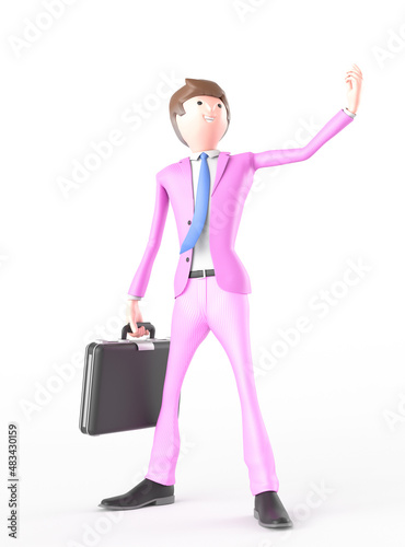 business man posing