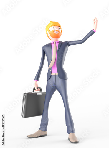business man posing