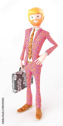 business man posing