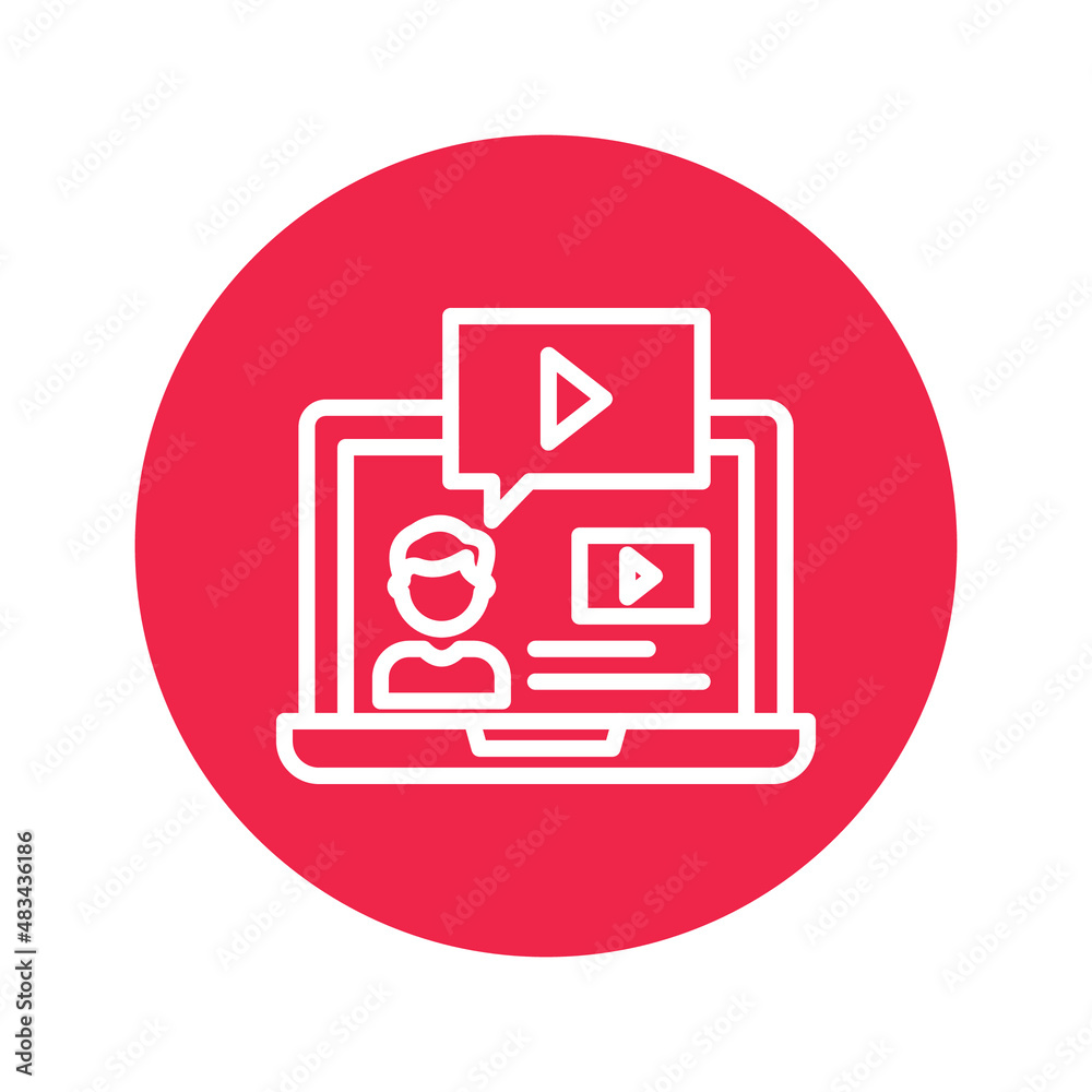 Video Tutorials Isolated Vector icon which can easily modify or edit
Video Tutorials Isolated Vector icon which can easily modify or edit