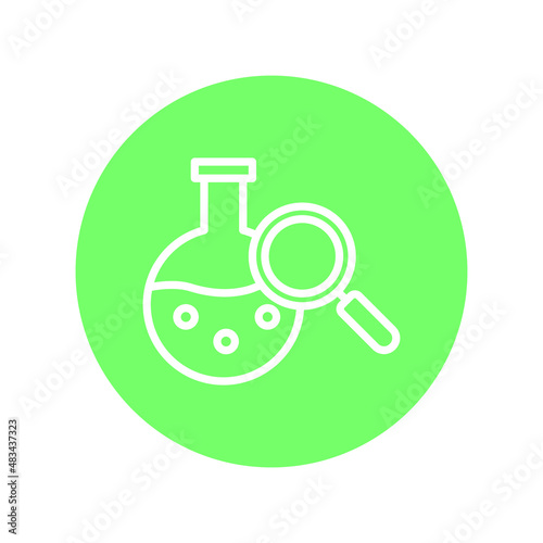 Testing chemistry Isolated Vector icon which can easily modify or edit

