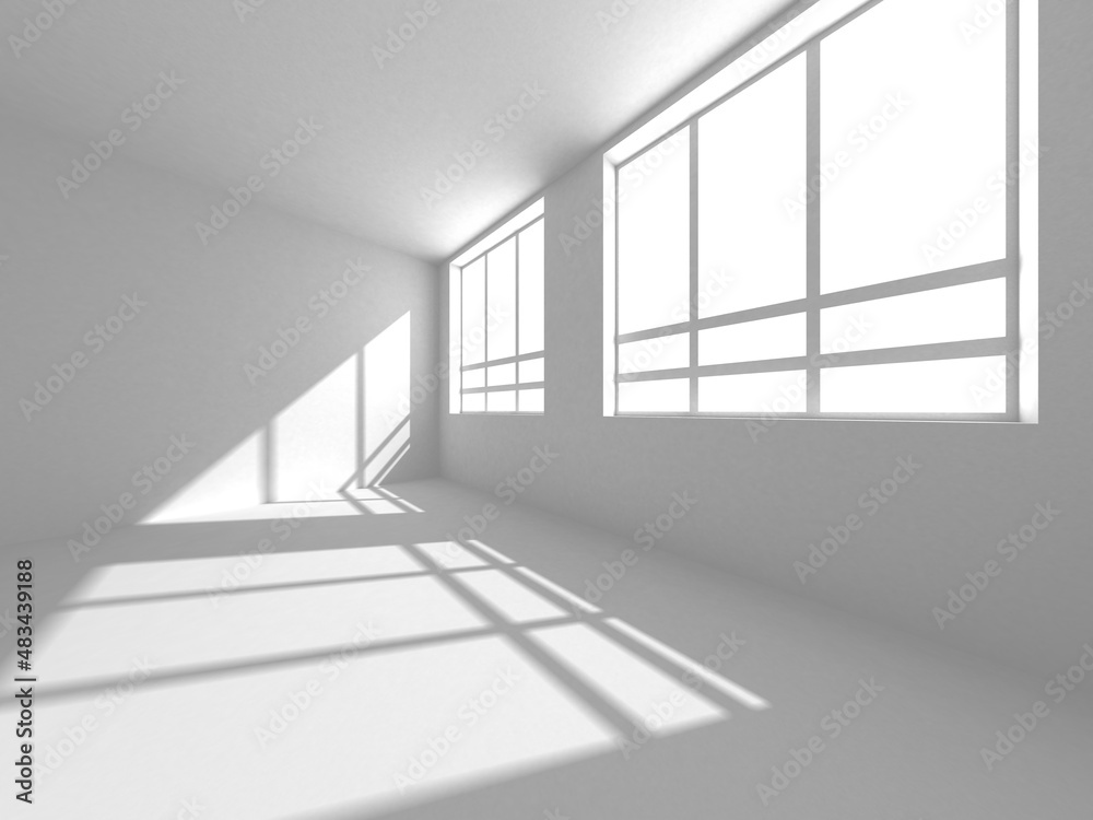 White Modern Background. Abstract Building Concept White Modern Background. Abstract Building Concept