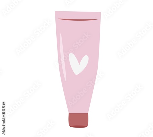 Skincare product concept isolated on white background
