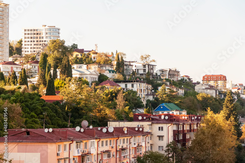 Сozy houses in Sochi, Russia