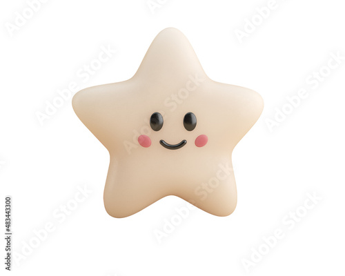 cute smiling shapes on background