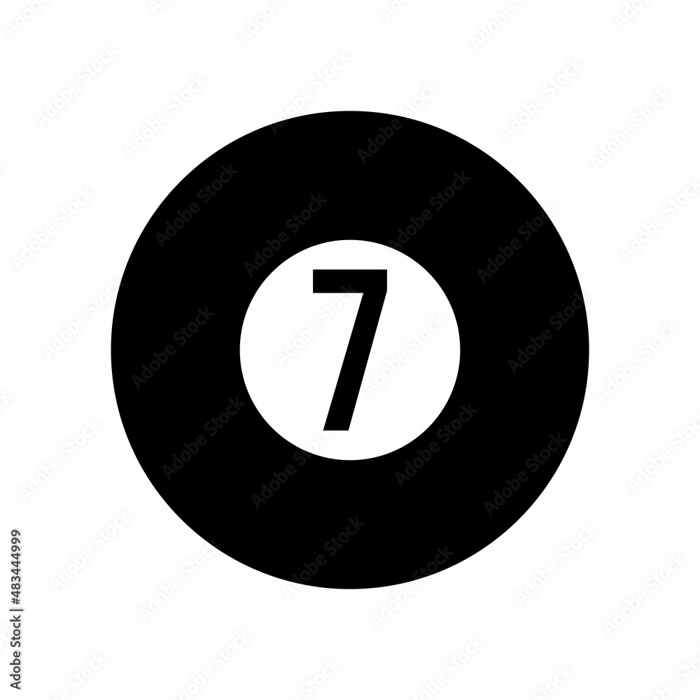 Billiard Ball Icon Design Vector Logo Template Illustration Sign And Symbol Billiard Ball Icon Design Vector Logo Template Illustration Sign And Symbol