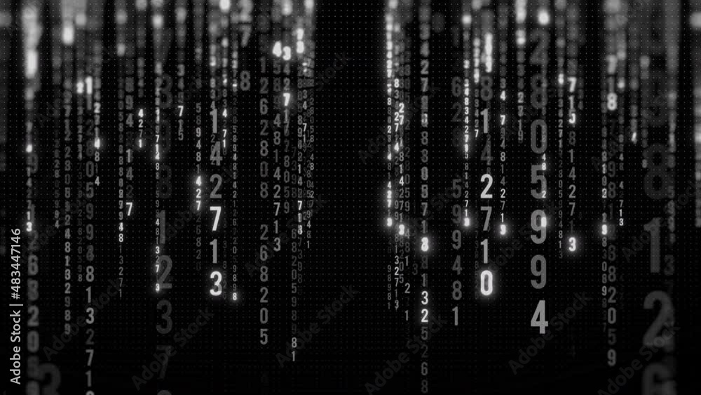 coding abstract numbers pattern background technology