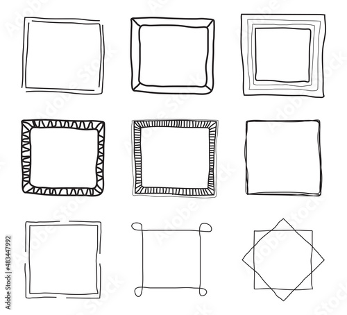 vector collection of frame borders