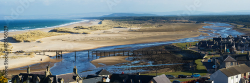 Quadro em tela Bridge over the Estuary