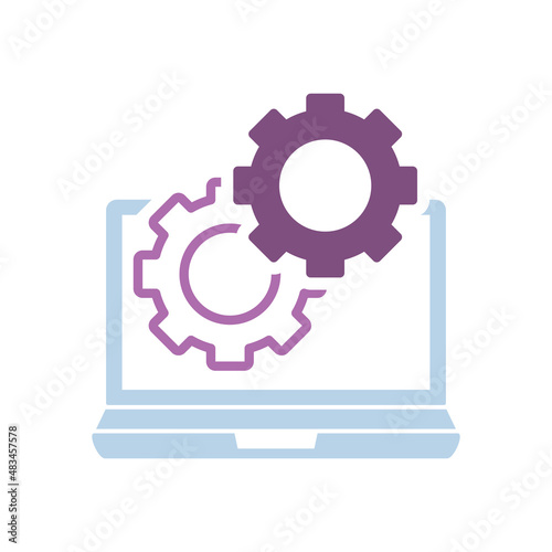 data management icon, project management vector