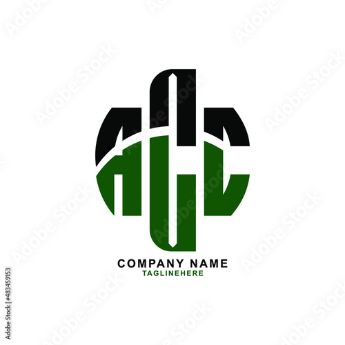 AAA letter design. AAA letter logo design with white background. AAA creative letter logo with two colors.
