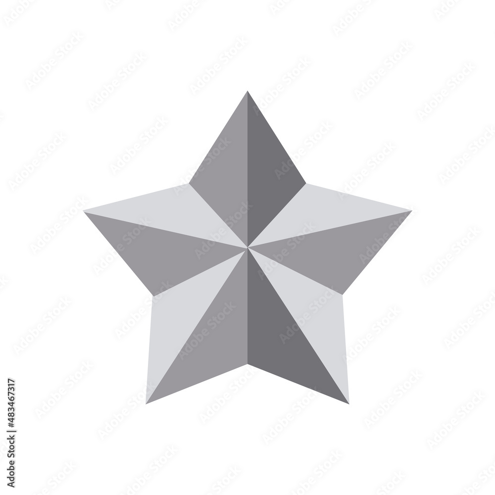 Obraz premium gray star design