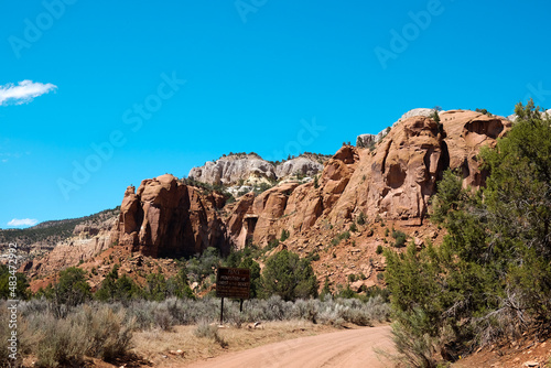 New Mexico Mesa Mountain with River