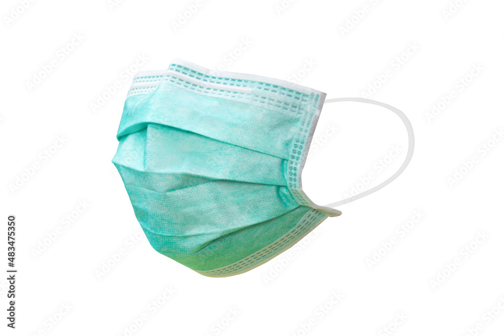Medical mask or Hygienic mask isolated on white background with clipping path Medical mask or Hygienic mask isolated on white background with clipping path