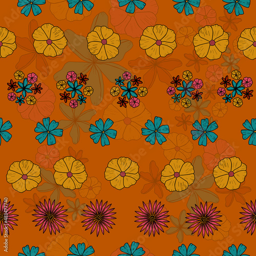 Flower Power mini floral pattern