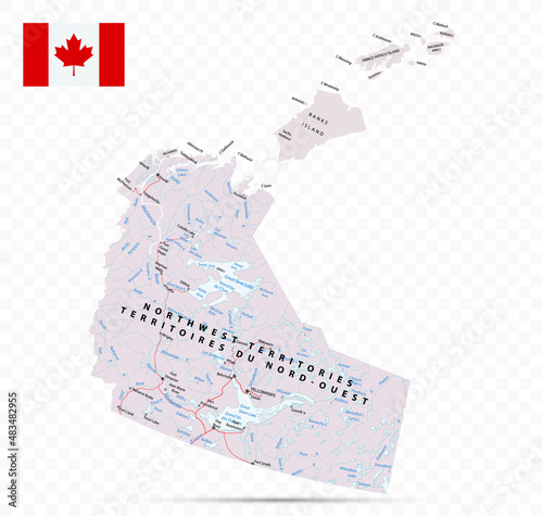 Northwest Territories Map photo