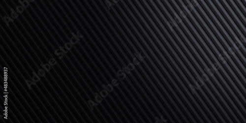 Abstract dark black textured panoramic line background 