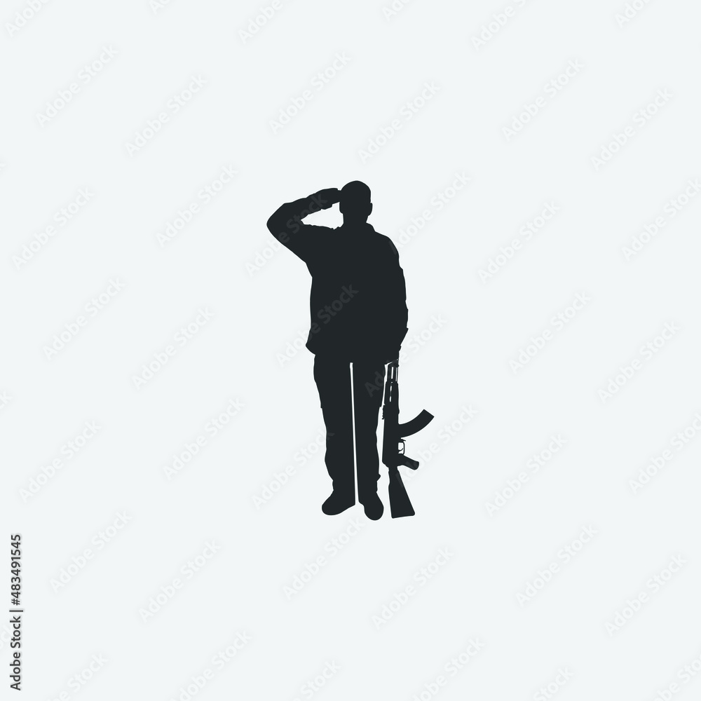 Army vector icon illustration sign Army vector icon illustration sign